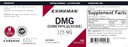 Kirkman  Dmg (Dimethylglycine) 125 Mg - Hypoallergenic - 250 Vegetarian Capsules