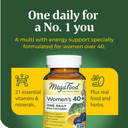 MegaFood Women's 40+ One Daily Multivitamin for Women with Vitamin B12, Vitamin B6, Vitamin C, Vitamin D, Zinc & Iron  Plus Real Food - Immune Support - Bone Health - Non-GMO - Vegetarian - 90 Tabs90 Count (Pack of 1)