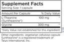 Metabolic Maintenance L-Theanine - 100 Milligrams Suntheanine, Relaxation + Focus Support (60 Capsules)