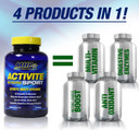 Mhp Activite Sport Multi Vitamin, 25 Vitamins And Minerals, Nitric Oxide Booster, Digestive Enzymes, Antioxidants, 120 Tablets