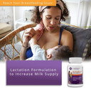 Milkies Fairhaven Health Nursing Blend Vegetarian Supplement For Breastfeeding Women, Lactation Support With 2 Grams Fenugreek Capsules For Moms - 1 Month Supply