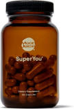 Moon Juice Superyou Natural Calming Supplement & Daily Mood Support - 250Mg Ashwagandha, 150Mg Rhodiola, 450Mg Shatavari & 150Mg Amla - Organically Grown, Vegan, Non-Gmo (60 Capsules) (Bottle)