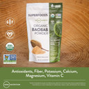 Mrm Nutrition Organic Baobab Powder | Superfoods | Digestive Health | Antioxidant | 40 Servings