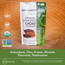 Mrm Nutrition Organic Fermented Cacao Powder | Superfood | Antioxidant-Rich | Gluten Free + Vegan | 43 Servings