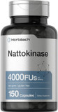 Nattokinase Supplement 4000 Fu | 150 Capsules | Non-Gmo, Gluten Free | By Horbaach