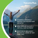 Naturesplus Womenã¢ÂS Ultra Hair Plus - 60 Sustained Release Tablets, Pack Of 2 - Nutritional Support For Healthy Hair Structure - Gluten Free - 60 Total Servings