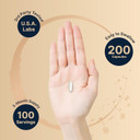 Pregnenolone 100Mg, 200 Capsules | 99%+ Purity, Micronized Grade For Higher Absorption, Plant Based  Hormone*, Cognitive, & Immune Health Supplement  Non-Gmo, Soy Free