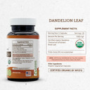 Secrets Of The Tribe Dandelion Leaf 60 Capsules (2 Pcs.), 1000 Mg, Usda Organic Dandelion (Taraxacum Officinale) Dried Leaf (2X60 Capsules)2X60 Capsules