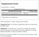Swanson Amino Acid Gaba 500 Milligrams 100 Capsules