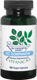 Vitanica Oc Companion, Oral Contraceptive Support Supplement, Dandelion, Borage Seed Oil, Dim, Bromelain, Probiotic & More, Vegan/Vegetarian, 60 Capsules