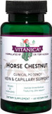 Vitanica, Horse Chestnut, Promotes Vein And Capillary Strength & Circulation, Vegan, 60 Capsules