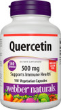 Webber Naturals Quercetin Supplement, 500 Mg Per Pill, 140 Vegetarian Capsules, Plant-Based Immune Support, Antioxidant Supplement, Gluten And Dairy Free, Non-Gmo, Suitable For Vegans