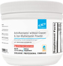 Xymogen Activnutrients Without Copper & Iron Multivitamin Powder - Fruit Punch (12.9 Oz)