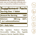 Solgar Yeast-Free Selenium 200 Mcg, 250 Tablets - Supports Antioxidant & Immune System Health - Non-Gmo, Vegan, Gluten Free, Dairy Free, Kosher - 250 Servings250 Count (Pack Of 1)