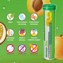 T&D German Zinc 5 Mg - 40 Vegan Drink Effervescent Tablets - Peach-Passionfruit Flavor - Made In Germany40 Servings