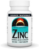 Zinc Chelate 50Mg Source Naturals, Inc. 100 Tabs