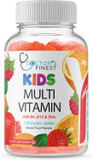 Doctors Finest Multivitamin Gummies for Kids - Vegetarian, GMO-Free & Gluten Free - Great Tasting Fruit Flavors Pectin Chews - 120 Jellies