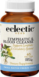 Eclectic Herb Lymphatic & Blood Cleanse | Freeze Dried Fresh, Whole Herbs, Naturally Concentrated | 45 Count