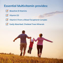 Euromedica Essential Multivitamin - 60 Tablets - With Bioactive B Vitamins, Vitamin E, Vitamin D3 & Chelated Minerals - Easy To Swallow, Absorb & Digest - 30 Servings