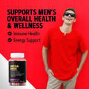 Gnc Mega Men Gummy Multivitamin | Supports Energy, Metabolism, And Immune System, Gluten Free | Mixed Berry | 120 Gummies