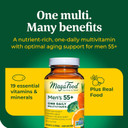 Megafood Men'S 55+ One Daily - Multivitamin For Men With Vitamin B12, Vitamin C, Vitamin D & Zinc - Optimal Aging & Immune Support Supplement - Vegetarian - Made Without 9 Food Allergens - 120 Tabs120 Count (Pack Of 1)