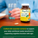 Megafood Men'S 55+ One Daily - Multivitamin For Men With Vitamin B12, Vitamin C, Vitamin D & Zinc - Optimal Aging & Immune Support Supplement - Vegetarian - Made Without 9 Food Allergens - 120 Tabs120 Count (Pack Of 1)