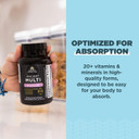 Multivitamin For Women 40+ By Ancient Nutrition, Multi Vitamin And Immune Support With Vitamin D & C, 20 Vitamins And Minerals, Stress And Sleep Support, Supports Bone And Blood Health, 90 Capsules