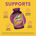 Nature'S Way Alive! Womenã¢ÂS 50+ Daily Gummy Multivitamins, Supports Multiple Body Systems*, Supports Healthy Heart, Brain & Bones,* B-Vitamins, Mixed Berry Flavored, 150 Gummies (Packaging May Vary)