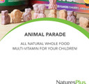 Naturesplus Animal Parade Gold Children'S Multivitamin - 120 Animal-Shaped Chewable Tablets - Assorted Cherry, Orange & Grape Flavors - Vegan, Gluten Free - 60 Total Servings