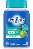 One A Day Teen For Him Multivitamin Gummies, Gummy Multivitamins With Vitamin A, C, D, E And Zinc For Immune Health Support, Physical Energy & More, 60 Count