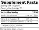 Umzu Daily K - Vitamin K Complex To Support Bone, Cardiovascular, Blood Flow Circulation, And Cognitive Health, Vitamin K, Vitamin K2 - (30 Day Supply 30 Capsules)