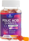 Folic Acid Gummies For Women 785 Mcg, Essential Prenatal Vitamins For Mom & Baby, Vegan Folic Acid Supplement Gummy, B9 Chewable Extra Strength Folate For Before During After Pregnancy - 60 Gummies60 Count (Pack Of 1)