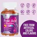 Folic Acid Prenatal Multivitamin Gummies, Prenatal Vitamins For Women With Folate, Vitamin C, D3, B6, B9 & B12 For During & Post Pregnancy - Nature'S Non-Gmo & Gluten-Free Supplement - 60 Gummies60 Count (Pack Of 1)