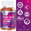 Folic Acid Prenatal Multivitamin Gummies, Prenatal Vitamins For Women With Folate, Vitamin C, D3, B6, B9 & B12 For During & Post Pregnancy - Nature'S Non-Gmo & Gluten-Free Supplement - 60 Gummies60 Count (Pack Of 1)