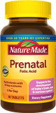 Nature Made Prenatal Multivitamin With Folic Acid, Prenatal Vitamin And Mineral Supplement For Daily Nutritional Support, 90 Tablets, 90 Day Supply