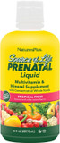 Naturesplus Source Of Life Prenatal Liquid, Tropical Fruit - 30 Fl Oz - Multivitamin & Mineral Supplement - Nutritional Support During Pregnancy - Gluten Free, Vegetarian - 30 Servings