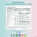 Pure Synergy Purenatal Prenatal Vitamins | Vegan Supplement Made With Organic Whole Foods | With Natural Iron, Folate, And Choline | For Pre-Conception, Pregnancy And Breastfeeding (120 Tablets)