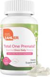 Zahler - Total One Prenatal Vitamins For Women (90 Count) Daily Multi Vitamin Prenatals With Folic Acid, Iron, Zinc & 19 Other Essential Vitamins & Minerals - Kosher Pre Natal Multivitamin Capsules
