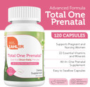 Zahler - Total One Prenatal Vitamins For Women (90 Count) Daily Multi Vitamin Prenatals With Folic Acid, Iron, Zinc & 19 Other Essential Vitamins & Minerals - Kosher Pre Natal Multivitamin Capsules