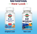 Kal Vitamin B12 Methylcobalamin 1000Mcg, Healthy Energy, Metabolism, Nerve & Red Blood Cell Support,* Fast Dissolve Activmelt, Optimal Absorption, Natural Tangerine Flavor, 90 Servings, 90 Micro Tabs