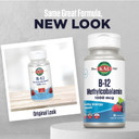 Kal Vitamin B-12 Methylcobalamin Lozenges 1000Mcg, Healthy Energy, Metabolism, Nerve & Red Blood Cell Support,* Optimal Absorption, Natural Berry Flavor, Vegan, Sugar Free, 60 Servings, 60 Lozenges