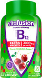Vitafusion Extra Strength Vitamin B12 Gummy Vitamins For Energy Metabolism Support And Nervous System Health Support, Cherry Flavored, Americaã¢ÂS Number 1 Brand, 45 Day Supply, 90 Count