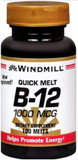 Windmill B-12 1000 Mcg Tabs 100'S Windmill *New Quick-Melt*, Assorted