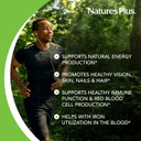 Naturesplus Vitamin B2 (Riboflavin) - 100 Mg, 90 Vegetarian Tablets - Natural Energy & Metabolism Booster, Promotes Overall Health - Gluten-Free - 90 Servings