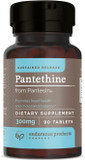 Pantethine From Pantesin - 300Mg Sustained Release For Optimal Absorption - 90 Tablets - (Vitamin B5) Pantothenic Acid - Supports Lipid Metabolism & Cardiovascular Health* - Endurance Products Company90 Count/ 300 Mg