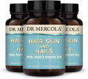Dr. Mercola Hair, Skin & Nails (3 Pack) 30 Capsules (30 Servings), With Biotin, Solubilized Keratin, And Low Density Hyaluronic Acid, Non Gmo, Gluten Free, Soy Free