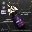 Mrm Nutrition Biotin | Hair + Skin + Nails | Cellular Energy | Vegan + Gluten-Free | Non-Gmo Project Verified | 60 Servings