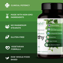 Emerald Labs B-Healthy - With L-5 Methyltetrahydrofolate (5-Mthf) Coenzymated Folic Acid As Folate For Energy, Stress, Cognitive And Immune Support - 60 Vegetable Capsules