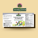 Nature'S Answer Liquid Vitamin B-Complex Supports Healthy Energy Levels | Promotes Healthy Nerve Function | All-Natural Tangerine Flavor | Gluten-Free & Benzoate-Free 16Oz