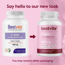 Bestvite Vitamin C 1000Mg (120 Vegetarian Capsules) With Citrus Bioflavinoids - No Stearates - Vegan - Non Gmo - Gluten Free